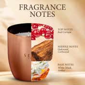 Seva Home Heirloom Large Berries Rose Gold Candle