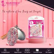 Majestique Magnifying Round Mirror with Key Chain
