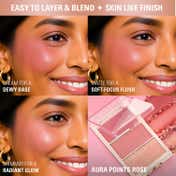 Makeup Revolution Blush Icon Palette - Aura Points Rose (9.8 g)