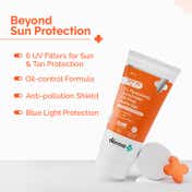 The Derma Co 1% Hyaluronic Sunscreen Oil-Free Matte Gel SPF 50 (80 g)