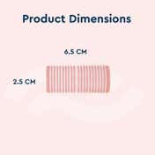 GUBB Hair Rollers - 6 Medium Hair Curlers (50 g)