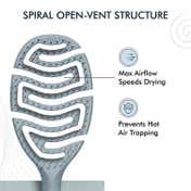 Ikonic Me Vent Brush Spiral IKM-2119 - Powder Blue