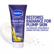 Vaseline Gluta-Hya, Overnight Radiance Serum-In-Lotion, with Glutaglow, Body Lotion (200ml)