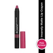 PAC Insanely Matte Lip Crayon 12H Longlasting Non Drying Smudgeproof - Pink Armour (3.8 g)