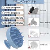 Beautiliss Shampoo Brush Scrub & Hair Scalp Massager - 02