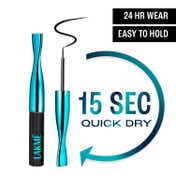 Lakme 9 to 5 Eyeconic Liquid Eyeliner Smudgeproof Waterproof Lasts upto 24 Hrs - Black (4.5 ml)