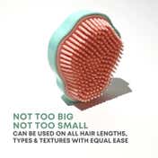Alan Truman Super Soft Shampoo and Scalp Massage Brush - Green and Pink (1 pc)