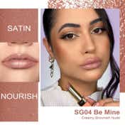 Oulac Sensual Glow Rich Creme Lipstick - SG04-Be Mine (4 g)