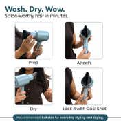 Protouch AirZ 3-in-1 Power Hair Dryer- Blue