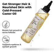 Brillare 100% Pure Cold Pressed Castor Oil for Hair and Skin  (200 ml)