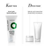 Novology Acne Light Moisturizing Gel for Oily Acne Prone Skin Upto 100 hours of Hydration (50 g)