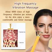 Ktein Golden Glow Pro - Electric Vibration Face Massager