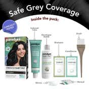 Paradyes Timeless Permanent Creme Hair Colour for Grey Coverage - 1.0 Natural Black (160 g)