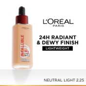 L'Oreal Paris Infallible 24H Tinted Serum Foundation - 2-2.5 Neutral Light (30 ml)