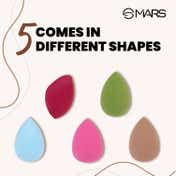 MARS Mini Beauty Blenders for Makeup (Pack of 5)