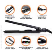 Alan Truman TAME Hair Straightener with Ceramic Plates & Adjustable Heat for Smooth Styling (1 Pc)