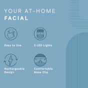 WINSTON 3 In 1 LED Light Therapy Face Mask - White (1 pc)