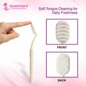 Majestique Soft Silicone Tongue Cleaner for Adults