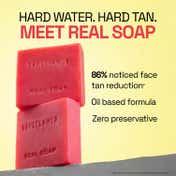 Soulflower Detan Bright Tomato Soap for Tan Removal & Moisturizer (100 g)