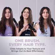 Tash Hair Glide Cordless Hair Straightener Brush - Noir (1 Pcs)
