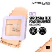 Maybelline New York Super Stay 30H Flex Powder Foundation - 110 (9 g)