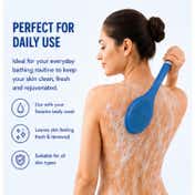 VEGA Long Handle Bristle Bath Brush Body Scrubber Brush for Removing Dead Skin (BA-1/7)
