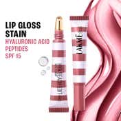 Lakme 9to5 Hya Beach Edit Lip Gloss Stain, Hydrating, Long Lasting, SPF 15 - 2 Rosy Sunday, (10 ml)
