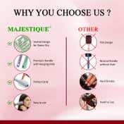 Majestique Vent & Roller Hair Brush Set for Blow Drying & Styling (2 pcs)