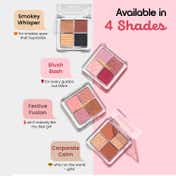 Insight Cosmetics Ready Set Glam Eyeshadow Palette - Festive Fusion (11 g)