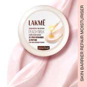 Lakme Peach Creme Moisturiser Ceramide & Peptide Skin Barrier Repair & Hydrated Glow (100 g)