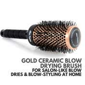 Alan Truman Gold Ceramic Blow Drying Brush - Large (1 Pc)