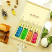 LA' French Tokyo, Rio, New York, Paris City Of Dream Luxury Perfume Gift Set For Him (4Pcs)