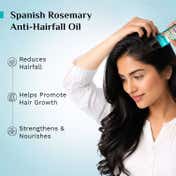 Pilgrim Spanish Rosemary & Biotin Hair Growth Oil To Controls Hair Fall & Strengthens Hair (100ml)
