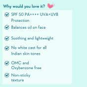 WishCare Niacinamide Oil Balance Fluid Sunscreen for Oily Skin - SPF50 PA++++ In-Vivo Tested (30 ml)