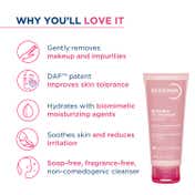 Bioderma Sensibio Gel Moussant SLS Free Cleanser With Vitamin E-24h Hydration-Micellar Gel (100ml)
