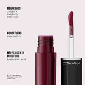 M.A.C Lustreglass Stainglass Lip Tint - Grape Vinyl (3 ml)