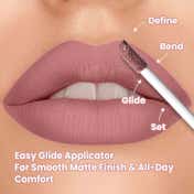 TNW The Natural Wash Comfy Matte Liquid Lipstick, Weightless & Hydrating - 03 Perfect Scandal (3 ml)