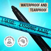Lakme 9 to 5 Eyeconic Kajal Twin Pack Lasts upto 24hrs - Deep Black (2 pcs)