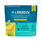 Liquid I.V. Hydration Multiplier - Lemon Lime Electrolyte Powder Drink Mix (24 pcs)