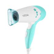 Vega Insta Glam Foldable 1000 Watts Hair Dryer with 2 Heat-Speed Settings, Made in India (VHDH-20N)