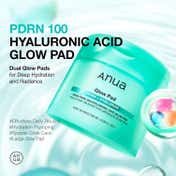 Anua PDRN 100 Hyaluronic Acid Glow Pad (180 ml)