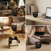Seva Home Heirloom Classic Noir Black Candle