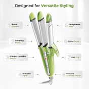 VGR 4-in-1 Hair Beauty Styler with Ceramic Coating Hair Straightener Curler & Crimper
