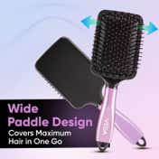 Vega Paddle Hair Brush with Cleaning Comb for Men & Women (E18-PB)
