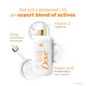 Dove 3% Brightening Serum + Vitamin C Glow Recharge Serum Body Wash, (300ml)