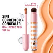 Lakme 9to5 Hya Beach Edit Color Correcting Concealer SPF 40 Full Matte Coverage Medium Tan 3 (6 ml)