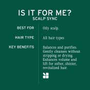 Biolage Scalp Sync Clarifying Shampoo for 72HR Soothed & Hydrated Scalp with Glycolic Acid (400ml)