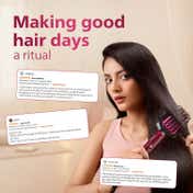 Philips BHH730-00 Hair Straightener Brush With Silk Protect Technology