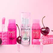 Makeup Revolution Pout Lip Oil - Lychee Clear (3 ml)