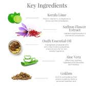 Forest Essentials Silkening Shower Wash Lime Saffron and Oudh Natural For Soft Skin (200 ml)